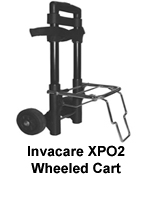 Invacare XPO2 Portable Oxygen Concentrator Wheeled Cart